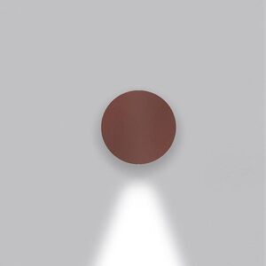 Artemide venkovní nástěnné svítidlo Effetto Round 1 4, 5 W 220-240 V 3000K rust obraz