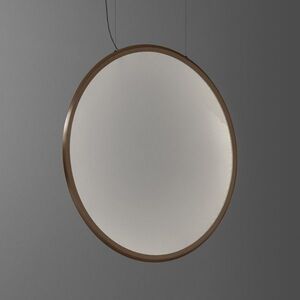 Artemide závěsné LED svítidlo Discovery Vertical 140 bronz 80 W 3000K stmívatelné APP obraz