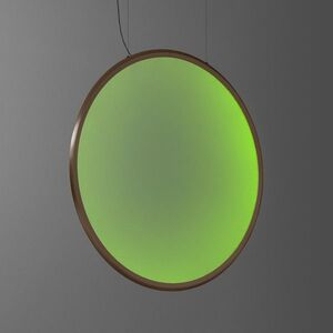Artemide závěsné svítidlo Discovery Vertical 140 RGBW 79 W stmívatelné bronz obraz