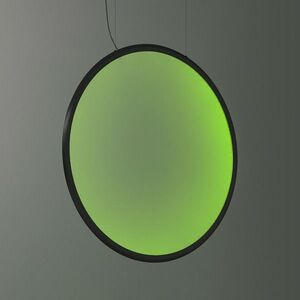 Artemide závěsné svítidlo Discovery Vertical 140 RGBW 79 W stmívatelné DALI černé obraz