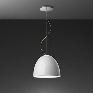 Artemide závěsné svítidlo Nur Mini Gloss E27 21W bílá obraz