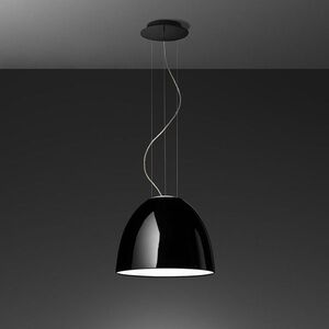 Artemide závěsné svítidlo Nur Mini Gloss LED 30 W 220-240 V stmívatelné černé obraz