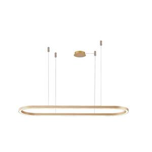 AZzardo ELENA závěsné svítidlo LED 50W 2700lm 3000K 120cm IP20, zlaté obraz