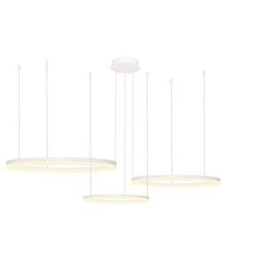 AZzardo HALO závěsné svítidlo LED 180W 14400lm 3000-6000K IP20, bílé + ovladač obraz