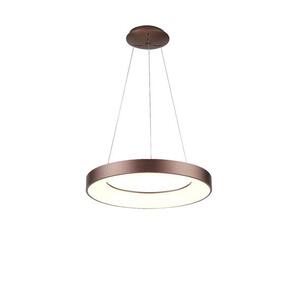 AZzardo LED Stmívatelný lustr na lanku SANTANA LED/50W/230V hnědá + dálkové ovládání AZ5007 obraz