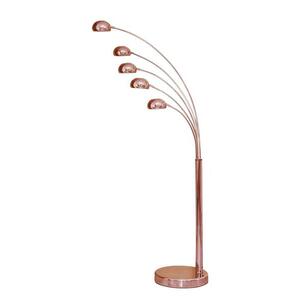 AZzardo Palp stojací lampa 5x E14 40W 210cm IP20, měděná AZ2620 obraz