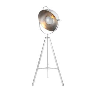 AZzardo vintage stojací lampa Toma bílá / stříbrná E27 AZ2378 obraz