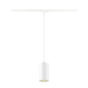 BIG WHITE SLV ASTO TUBE 1~ závěsné svítidlo, GU10, délka závěsu 250 cm, 1 x max. 10 W, bílá 1010100 obraz