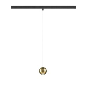BIG WHITE SLV DYSKO 48V závěsné svítidlo, DALI, závěsná délka 200 cm, 2700K, 36°, černá / zlatá 1010336 obraz