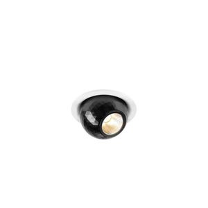 BIG WHITE SLV DYSKO Stropní vestavné svítidlo, kulaté, PHASE, 2700K, 6, 4 W, 36°, bílá / černá 1010354 obraz