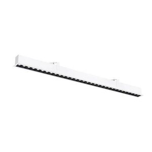 BIG WHITE SLV GLENOS PRO Stropní vestavné svítidlo, 1, 2 m, DALI, UGR19, 4000K, 75°, IP20, bílé / černé 1010523 obraz