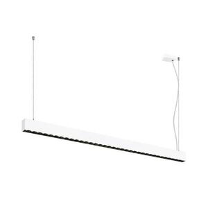BIG WHITE SLV GLENOS PRO závěsné svítidlo, 1, 5 m, DALI, UGR16, délka závěsu 210 cm, 4000K, 75°, bílá / černá 1010515 obraz
