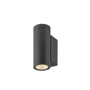BIG WHITE SLV HELIA PRO S Nástěnné svítidlo pro povrchovou montáž, jednoduché, DALI, P2, válcové, 2700 K, 6 W, 24°, antracit 1010165 obraz