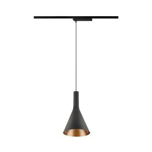 BIG WHITE SLV LALU SET 1~ Závěsné svítidlo, LED Base, CONE 15, PHASE, délka závěsu 200 cm, 2700/3000K, 40°, černá 1010797 obraz