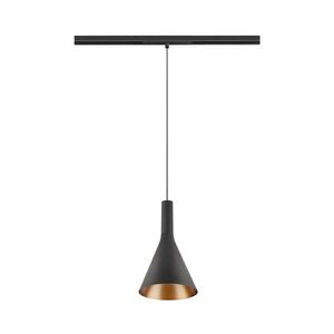 BIG WHITE SLV LALU SET 48V závěsné svítidlo, LED základna, CONE 15, DALI, délka závěsu 200 cm, 2700/3000K, 40°, černá 1010801 obraz