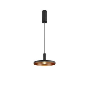 BIG WHITE SLV LALU SET závěsné svítidlo, LED základna, PLATE 22, PHASE, délka závěsu 200 cm, 2700/3000 K, 40°, černá 1010792 obraz