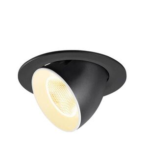 BIG WHITE SLV NUMINOS GIMBLE L Stropní vestavné svítidlo, 3000 K, 20°, IP20, kulaté, černé / bílé 1009722 obraz