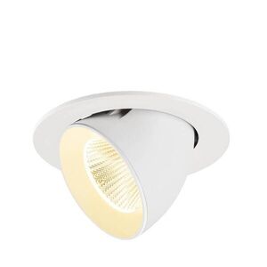 BIG WHITE SLV NUMINOS GIMBLE L Stropní vestavné svítidlo, 3000 K, 40°, IP20, kulaté, bílé 1009734 obraz