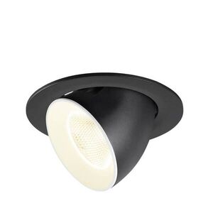 BIG WHITE SLV NUMINOS GIMBLE L Stropní vestavné svítidlo, 4000 K, 20°, IP20, kulaté, černé / bílé 1009740 obraz