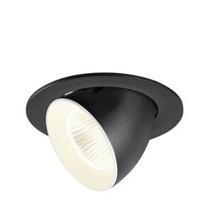 BIG WHITE SLV NUMINOS GIMBLE L Stropní vestavné svítidlo, 4000 K, 40°, IP20, kulaté, černé / bílé 1009743 obraz