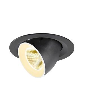 BIG WHITE SLV NUMINOS GIMBLE M Stropní vestavné svítidlo, 3000 K, 20°, černé / bílé 1009560 obraz