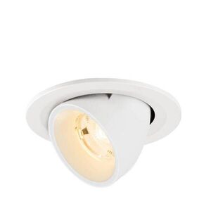 BIG WHITE SLV NUMINOS GIMBLE S Stropní vestavné svítidlo, 2700 K, 20°, IP20, kulaté, bílé 1009389 obraz