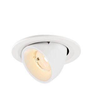 BIG WHITE SLV NUMINOS GIMBLE S Stropní vestavné svítidlo, 2700 K, 55°, IP20, kulaté, bílé 1009395 obraz