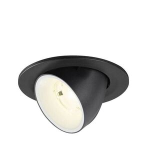 BIG WHITE SLV NUMINOS GIMBLE S Stropní vestavné svítidlo, 4000 K, 20°, IP20, kulaté, černé / bílé 1009416 obraz