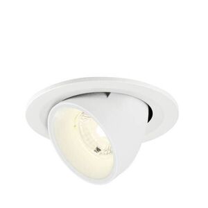 BIG WHITE SLV NUMINOS GIMBLE S Stropní vestavné svítidlo, 4000 K, 40°, IP20, kulaté, bílé 1009428 obraz