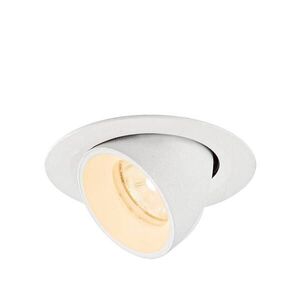 BIG WHITE SLV NUMINOS GIMBLE XS Stropní vestavné svítidlo, 2700 K, 20°, IP20, kulaté, bílá 1010036 obraz