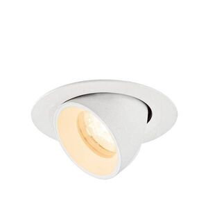 BIG WHITE SLV NUMINOS GIMBLE XS Stropní vestavné svítidlo, 2700 K, 40°, IP20, kulaté, bílé 1010039 obraz