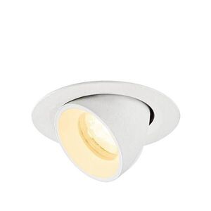 BIG WHITE SLV NUMINOS GIMBLE XS Stropní vestavné svítidlo, 3000 K, 40°, IP20, kulaté, bílé 1010057 obraz