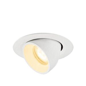 BIG WHITE SLV NUMINOS GIMBLE XS Stropní vestavné svítidlo, 3000 K, 55°, IP20, kulaté, bílé 1010060 obraz