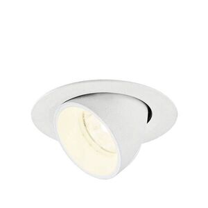 BIG WHITE SLV NUMINOS GIMBLE XS Stropní vestavné svítidlo, 4000 K, 20°, IP20, kulaté, bílé 1010072 obraz