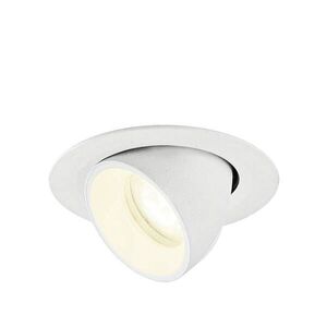 BIG WHITE SLV NUMINOS GIMBLE XS Stropní vestavné svítidlo, 4000 K, 55°, IP20, kulaté, bílé 1010078 obraz