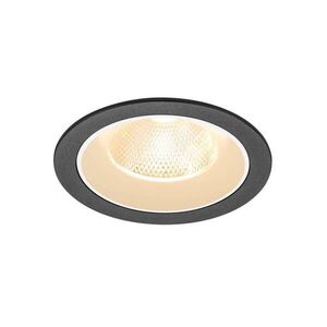 BIG WHITE SLV NUMINOS L Stropní vestavné svítidlo, 2700 K, 20°, IP20, kulaté, černé / bílé 1009758 obraz