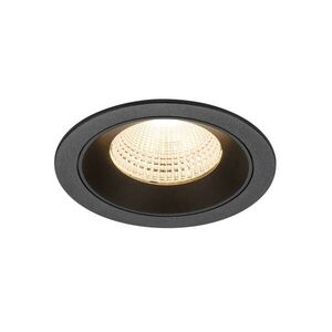 BIG WHITE SLV NUMINOS L Stropní vestavné svítidlo, 2700 K, 55°, IP20, kulaté, černé 1009762 obraz