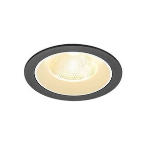 BIG WHITE SLV NUMINOS L Stropní vestavné svítidlo, 3000 K, 20°, IP20, kulaté, černé / bílé 1009775 obraz