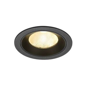 BIG WHITE SLV NUMINOS L Stropní vestavné svítidlo, 3000 K, 20°, IP20, kulaté, černé 1009774 obraz