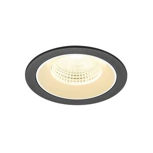 BIG WHITE SLV NUMINOS L Stropní vestavné svítidlo, 3000 K, 55°, IP20, kulaté, černé / bílé 1009781 obraz