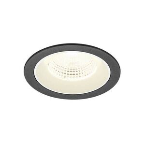 BIG WHITE SLV NUMINOS L Stropní vestavné svítidlo, 4000 K, 55°, IP20, kulaté, černé / bílé 1009799 obraz