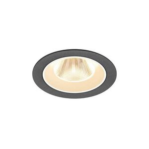 BIG WHITE SLV NUMINOS M Stropní vestavné svítidlo, 2700 K, 20°, IP20, kulaté, černé / bílé 1009596 obraz