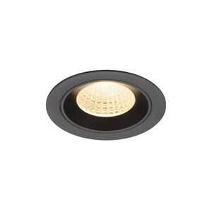 BIG WHITE SLV NUMINOS M Stropní vestavné svítidlo, 2700 K, 55°, IP20, kulaté, černé 1009601 obraz