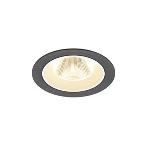 BIG WHITE SLV NUMINOS M Stropní vestavné svítidlo, 3000 K, 20°, IP20, kulaté, černé / bílé 1009614 obraz