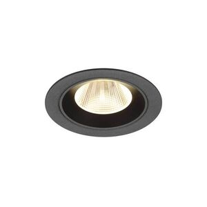 BIG WHITE SLV NUMINOS M Stropní vestavné svítidlo, 3000 K, 20°, IP20, kulaté, černé 1009613 obraz