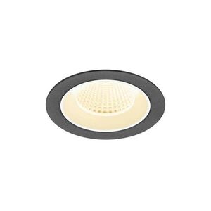 BIG WHITE SLV NUMINOS M Stropní vestavné svítidlo, 3000 K, 40°, IP20, kulaté, černé / bílé 1009617 obraz