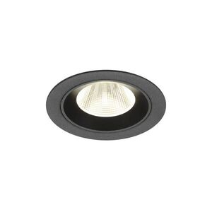 BIG WHITE SLV NUMINOS M Stropní vestavné svítidlo, 4000 K, 20°, IP20, kulaté, černé 1009631 obraz