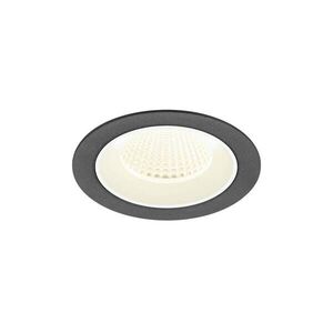 BIG WHITE SLV NUMINOS M Stropní vestavné svítidlo, 4000 K, 40°, IP20, kulaté, černé / bílé 1009635 obraz