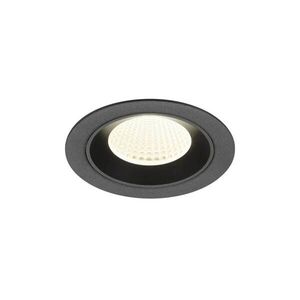 BIG WHITE SLV NUMINOS M Stropní vestavné svítidlo, 4000 K, 40°, IP20, kulaté, černé 1009634 obraz