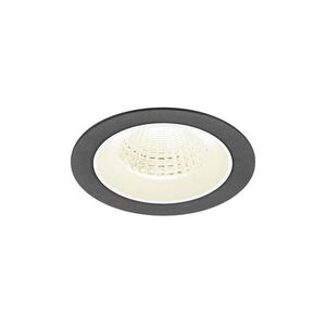 BIG WHITE SLV NUMINOS M Stropní vestavné svítidlo, 4000 K, 55°, IP20, kulaté, černé / bílé 1009638 obraz